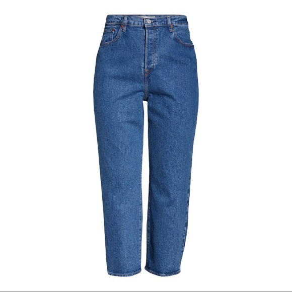 LEVI'S Ribcage Ankle Straight Leg Jeans - 24W - Picture 5 of 6